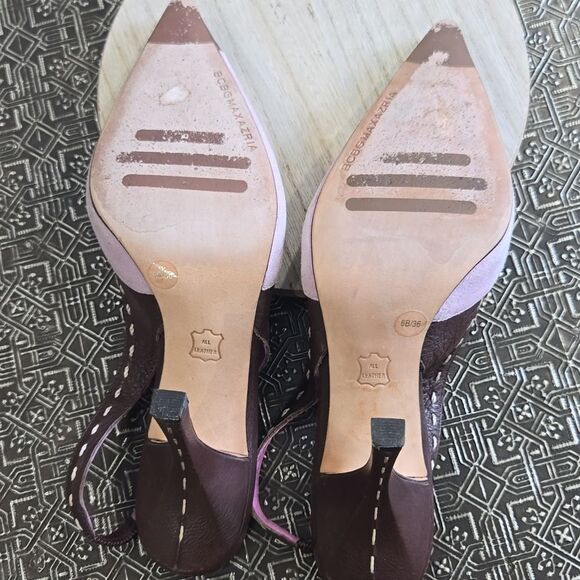 🐢 BCBGMaxAzria Pink High Heels with buckle. Size 6 great condition! - Picture 14 of 15